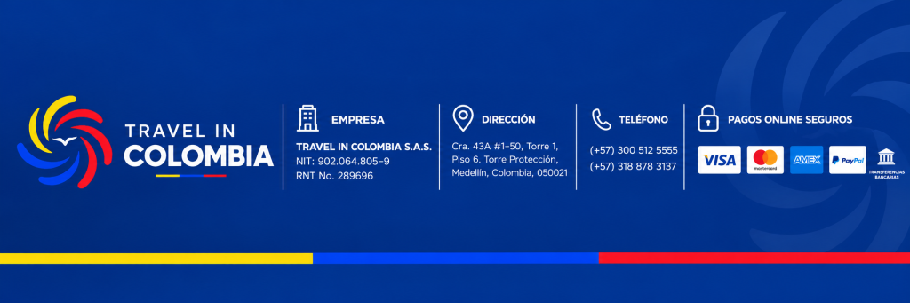 banner corporativo de travel in colombia